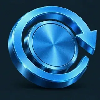 Gold circular arrow — A Big Candy